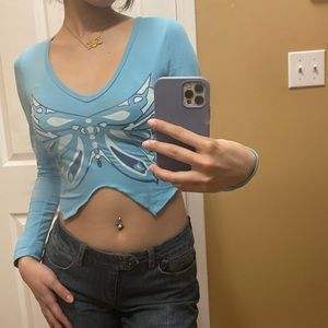 Cute butterfly longsleeve 💙